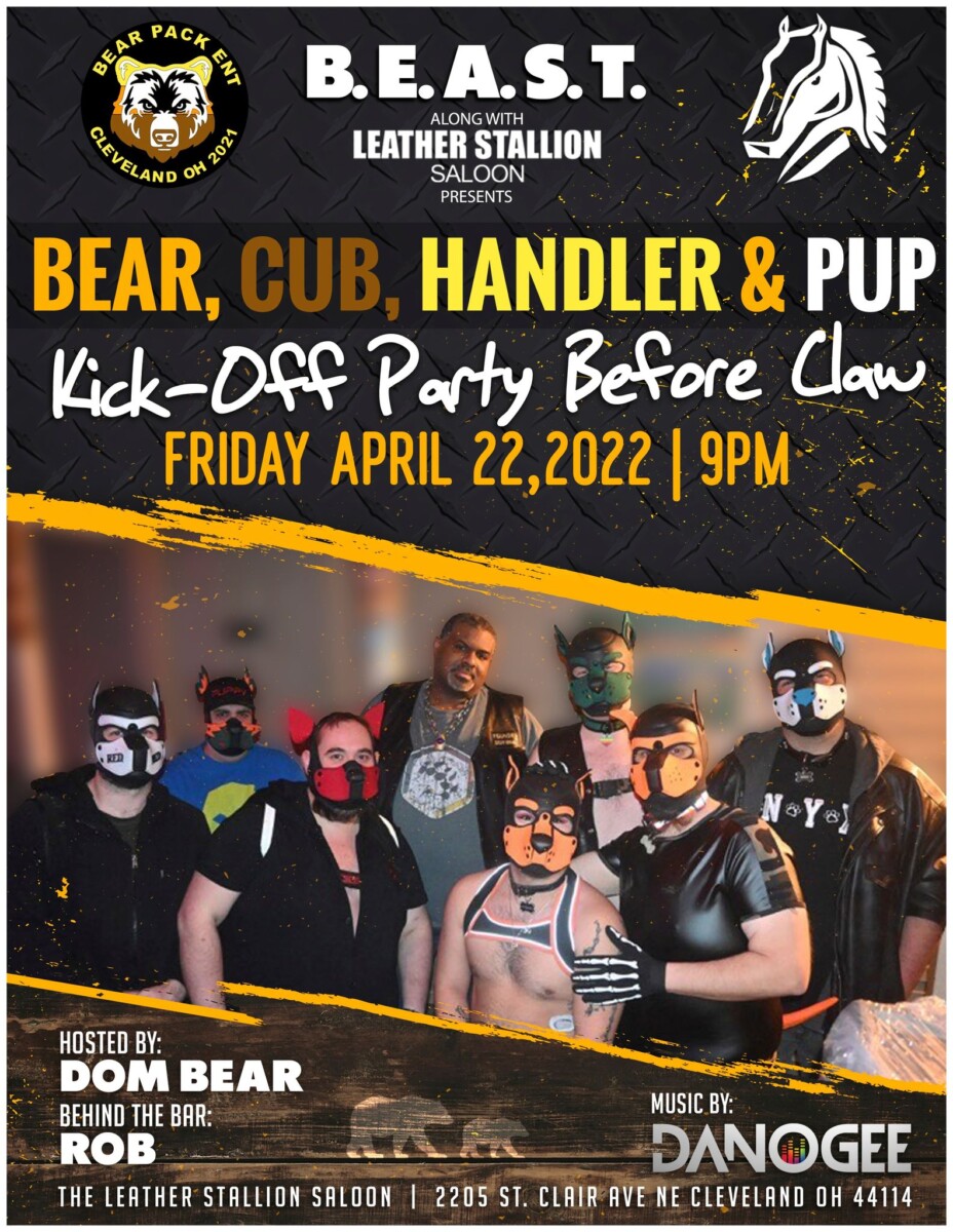 BEAR, CUB, HANDLER, & PUP Party