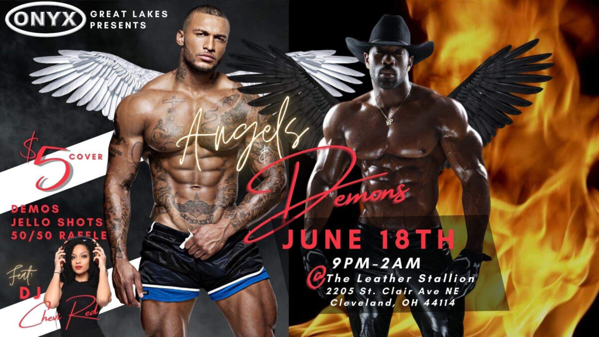 Onyx Angels and Demons Party