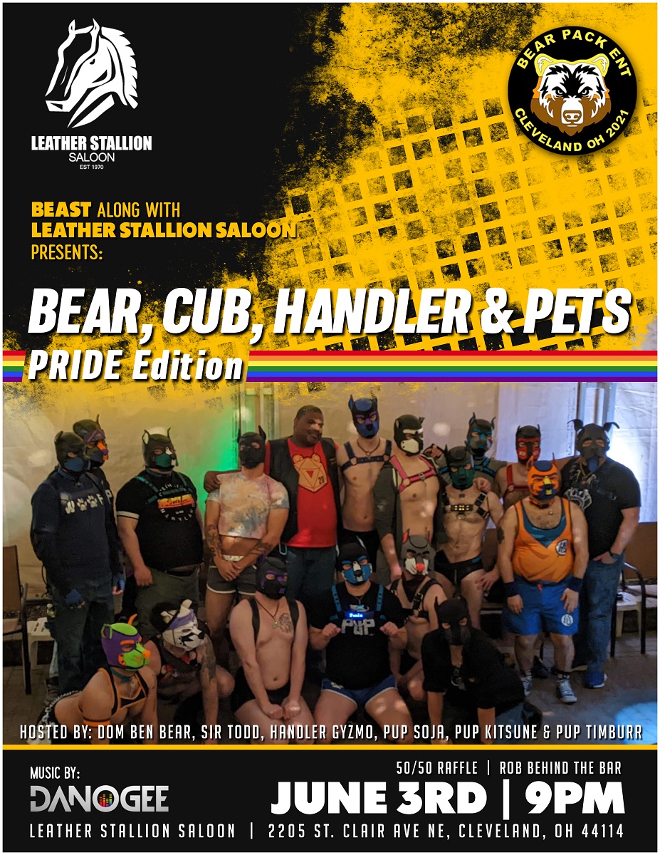 Bear, Cub, Handler and Pets Pride